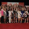 The contestants in the 2010 Miss America Pageant at the arrival ceremony in Planet Hollywood on Jan. 21, 2010.