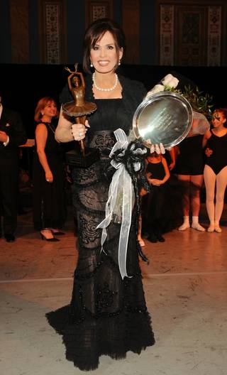 Nevada Ballet Theater honored Marie Osmond as its Woman of the Year in the Champagne Ballroom of the Paris on Jan. 23, 2010.