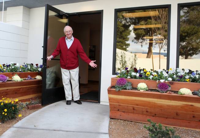 John Berger, greeter at the Volunteers in Medicine, says, "I want people to feel as welcome as they can ... I enjoy being able to help in a small way, whether it's with their application or getting them a drink of water. I've been in a lot of medical buildings and I've never seen a greeter."