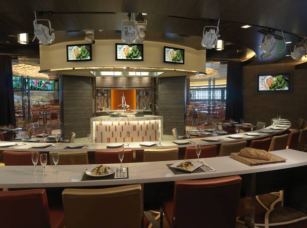 The kitchen in The M Resort where chef Tina Martini will be cooking and entertaining.