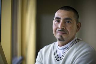 Fulgencio Garcia and his family at the American Heritage Academy, where a bone marrow drive is being held in his honor on Saturday.