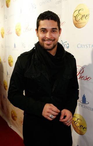 Wilmer Valderrama arrives at his 30th birthday party at Beso and Eve in Crystals at CityCenter on Jan. 30, 2010.