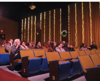 Locals attend the 2010 Dam Short Film Festival at the Boulder Theatre Thursday in Boulder City. The festival is being held from Feb. 11-13 and will screen more than 100 short films.