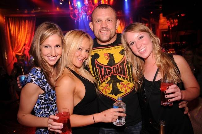 Chuck Liddell at XS in the Encore. 