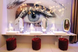 The ladies bathroom at Vanity nightclub inside the Hard Rock Hotel's HRH Tower Thursday, February 25, 2010.