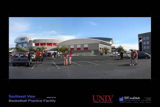 Southeast view of the Mendenhall Center.