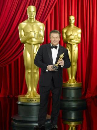 Alec Baldwin (pictured) and Steve Martin are hosting the 2010 Academy Awards on ABC on Sunday, March 7.