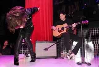 Juliette Lewis performs at Haze in CityCenter's Aria on April 1, 2010.