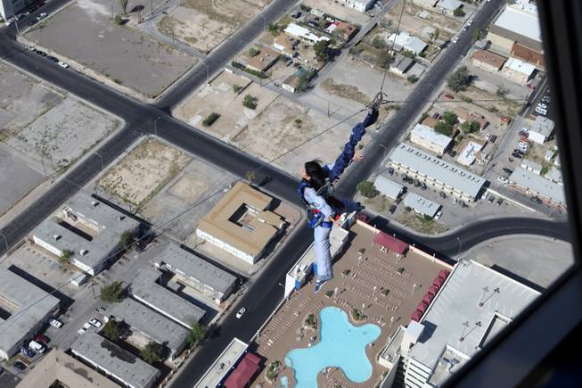Skyjump Stratosphere's Newest Attraction Skyjump Stratosphere's Newest Attraction