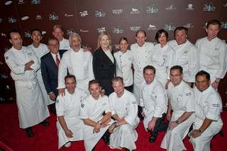The Grand Tasting for 2010 Vegas Uncork'd at Garden of the Gods in Caesars Palace on May 7, 2010.