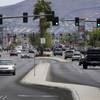 Photo: A view of Lake Mead Boulevard looking east from La