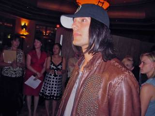 Criss Angel at the Make-A-Wish tribute at Bali Hai Golf Center.