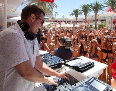 DJ Kaskade at Encore Beach Club and Surrender's grand opening weekend in Encore on May 30, 2010.