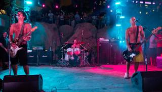 Pepper performs during Friday Night Live at HRH Beach Club at the Hard Rock Hotel on June 12, 2010.