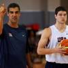Photo: Villanova head coach Jay Wright calls out instruct