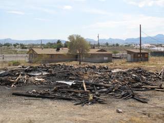 Henderson firefighters battled two 
