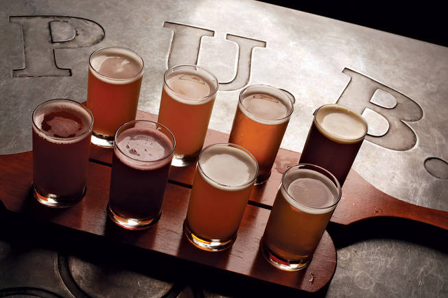 With 41 beers on tap, including the only cask beers (English-style beers served 7 to 10 degrees warmer than normal) in the state of Nevada, Todd English P.U.B. certainly caters to the hops-and-barley crowd. Since it's not recommended to try all 41 at once, the pub offers five separate beer flights, categorized by flavor, style and country of origin. The BIG Boy Beers flight features Arrogant Bastard, Speakeasy Big Daddy IPA, Delerium Tremens and Chimay Cinq Cents for just $16.