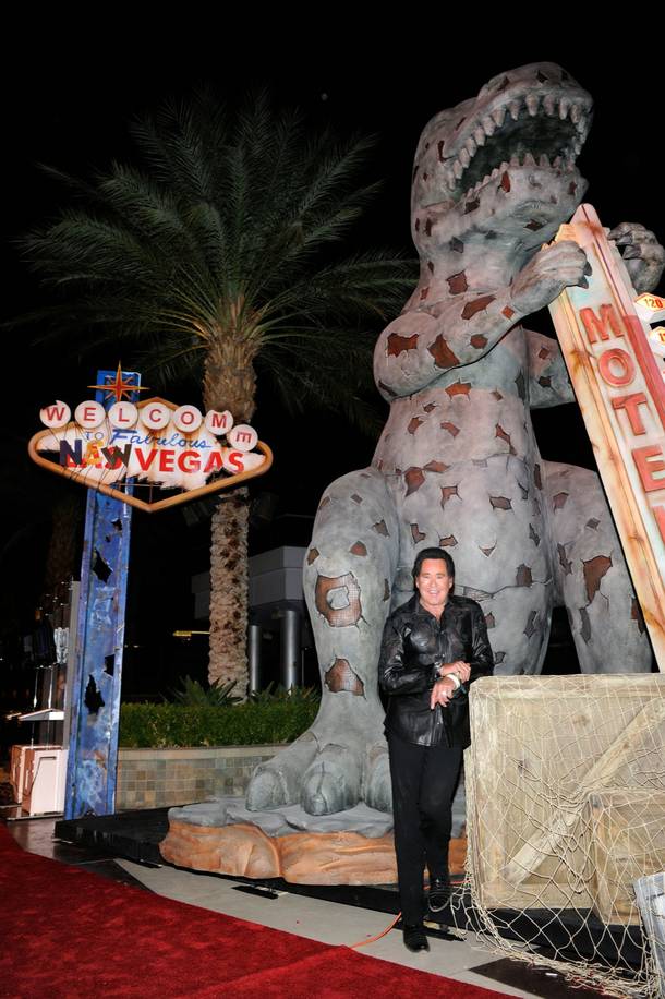 Wayne Newton at the Fallout: New Vegas launch party featuring Vampire Weekend at Rain in the Palms on Oct. 16, 2010.