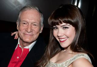 Claire Sinclair's debut in Crazy Horse Paris at MGM Grand on Oct. 21, 2010.