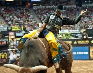 The 2010 Professional Bull Riders Built Ford Tough Series World Finals at Thomas & Mack Center on Oct. 22, 2010.