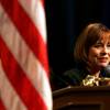 Photo: Sharron Angle delivers her concession speech at th Photo: Sharron Angle delivers her concession speech at th