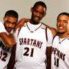 Photo: Cimarron Memorial basketball players, from left, R Photo: Cimarron Memorial basketball players, from left, R