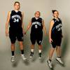 Photo: Foothill basketball players, from left, Brianna Hi Photo: Foothill basketball players, from left, Brianna Hi