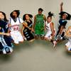 Photo: The Sun Seven basketball players, from left, Cente Photo: The Sun Seven basketball players, from left, Cente