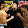 Photo: Lightweight fighters Jonathan Brookins, left, and 