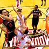 Photo: UNLV forward Carlos Lopez takes a shot over Southe Photo: UNLV forward Carlos Lopez takes a shot over Southe