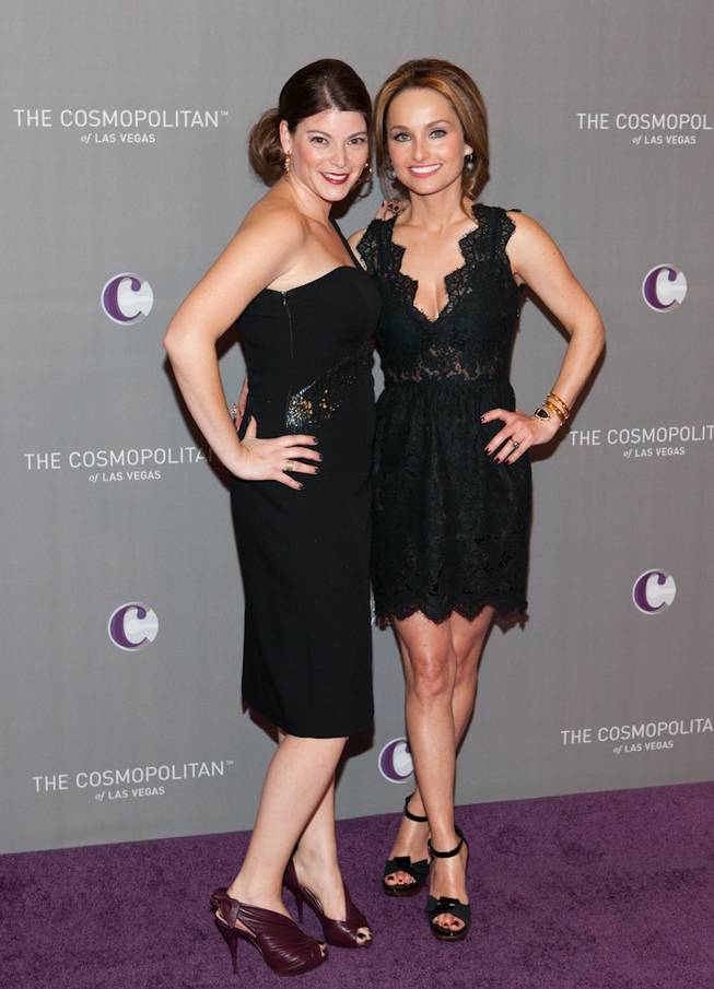 Gail Simmons and Giada De Laurentiis at Marquee's grand opening at The Cosmopolitan of Las Vegas on Dec. 31, 2010.