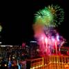 Fireworks and New Year's Eve on The Strip on Dec. 31, 2010.