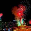 Fireworks and New Year's Eve on The Strip on Dec. 31, 2010.