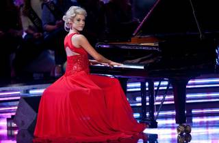 Miss Nebraska Teresa Scanlan, 17, on the road to winning the 2011 Miss America Pageant at Planet Hollywood on Jan. 15, 2011.