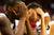 UNLV's Quintrell Thomas and Carlos Lopez bury their heads as Colorado State pulls away during the second half of Wednesday's game at the Thomas & Mack Center. CSU won 78-63.