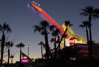 A view of the Hard Rock hotel-casino at Paradise Road and Harmon Avenue on Tuesday, Jan. 25, 2011. 