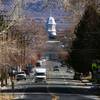 Photo: The state capitol is seen on the third day of the Photo: The state capitol is seen on the third day of the