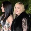 Madonna and her daughter Lourdes at the Vanity Fair Oscar Party at the Sunset Tower Hotel in L.A. on Feb. 27, 2011.
