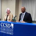 School press conference