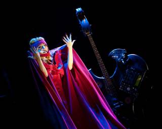 Lady Gaga at MGM Grand Garden Arena on March 25, 2011.