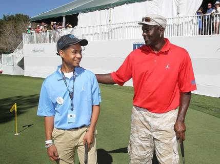 Michael Jordan and Marc Garcia