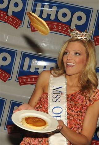 The 2010 Miss America Pageant's International House of Pancakes breakfast benefit for Children's Miracle Network at Planet Hollywood on Jan. 22, 2010.