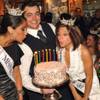 The 2010 Miss America Pageant contestants at Buca di Beppo for dinner and dessert on Jan. 23, 2010.