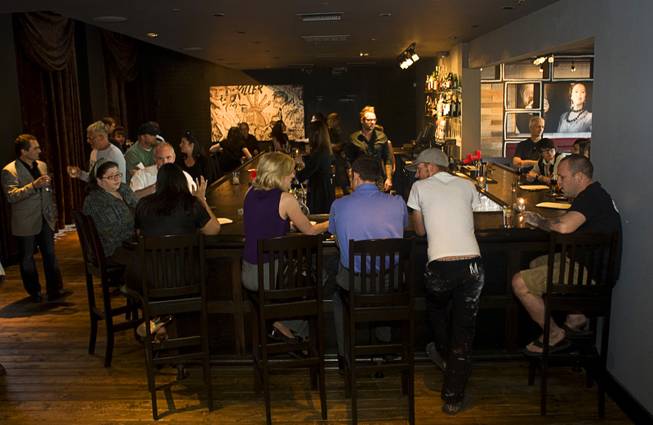 A view of the Artifice lounge during Mayor Oscar Goodman's ...