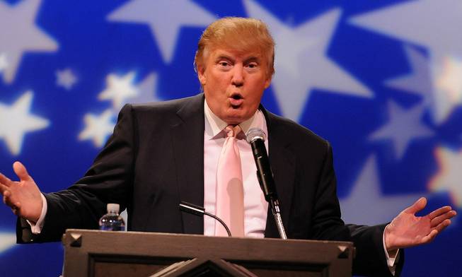 Donald Trump at Treasure Island on April 28, 2011.
