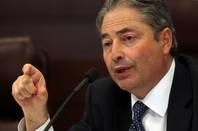 Economic Forum Chairman John Restrepo speaks during a hearing Monday, May 2, 2011, at the Legislature in Carson City.