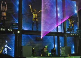 DJ Benny Benassi at Marquee at the Cosmopolitian on May 20, 2011.