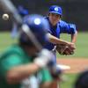 Bishop Gorman pitcher Evan Dunn throws during his shut out performance against Green Valley in their championship baseball game Saturday, May 21, 2011. Gorman won 10-0.