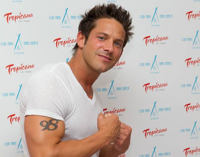 Jeff Timmons at the Nikki Beach and Club Nikki White Party Grand Opening at the Tropicana on May 26, 2011.