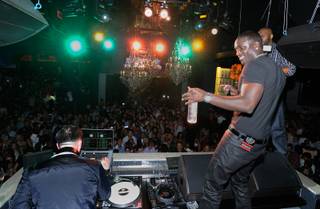 Akon performs at Chateau Nightclub & Gardens in the Paris on May 28, 2011.